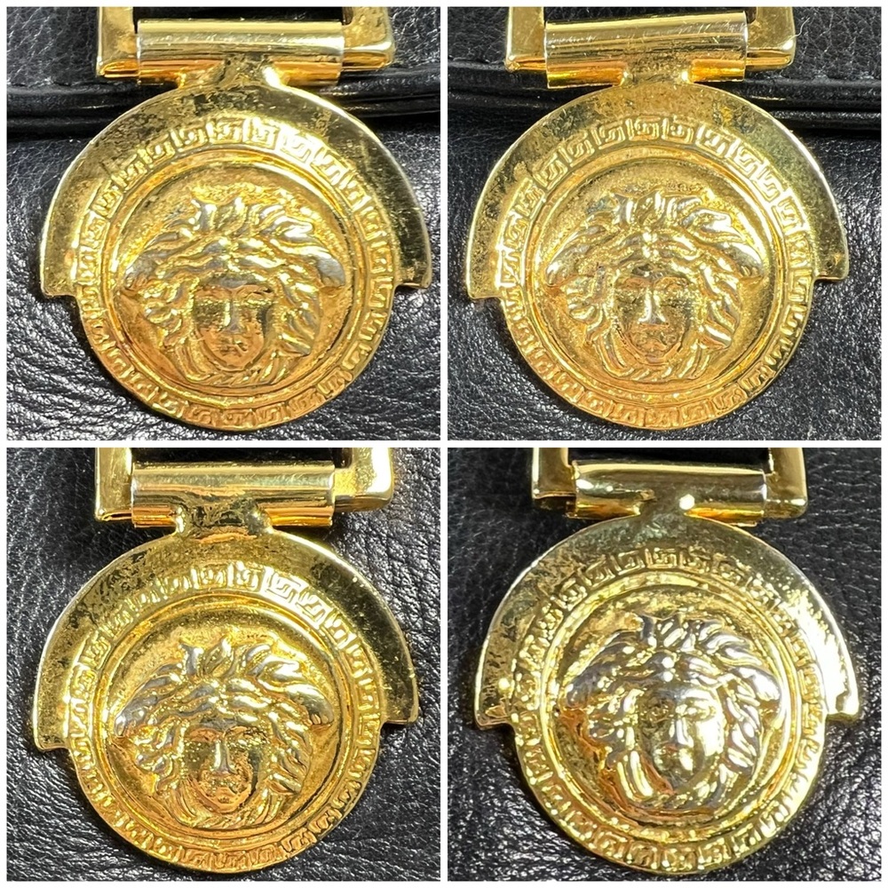 Gianni Versace Mini Leather Medusa Medallion Shoulder Bag - Picture 9 of 14